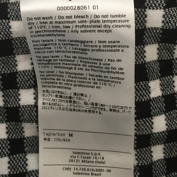 Red Valentino Black and White Cardigan Sweater - Picture 6 of 6